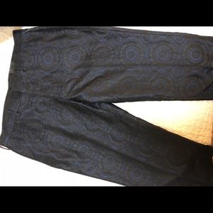 Slim Fit Patterned Suit Pants